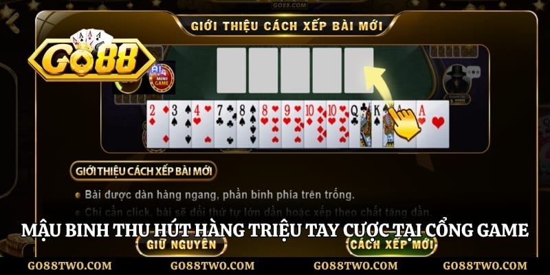 Mậu binh thu hút hàng triệu tay cược tại cổng game